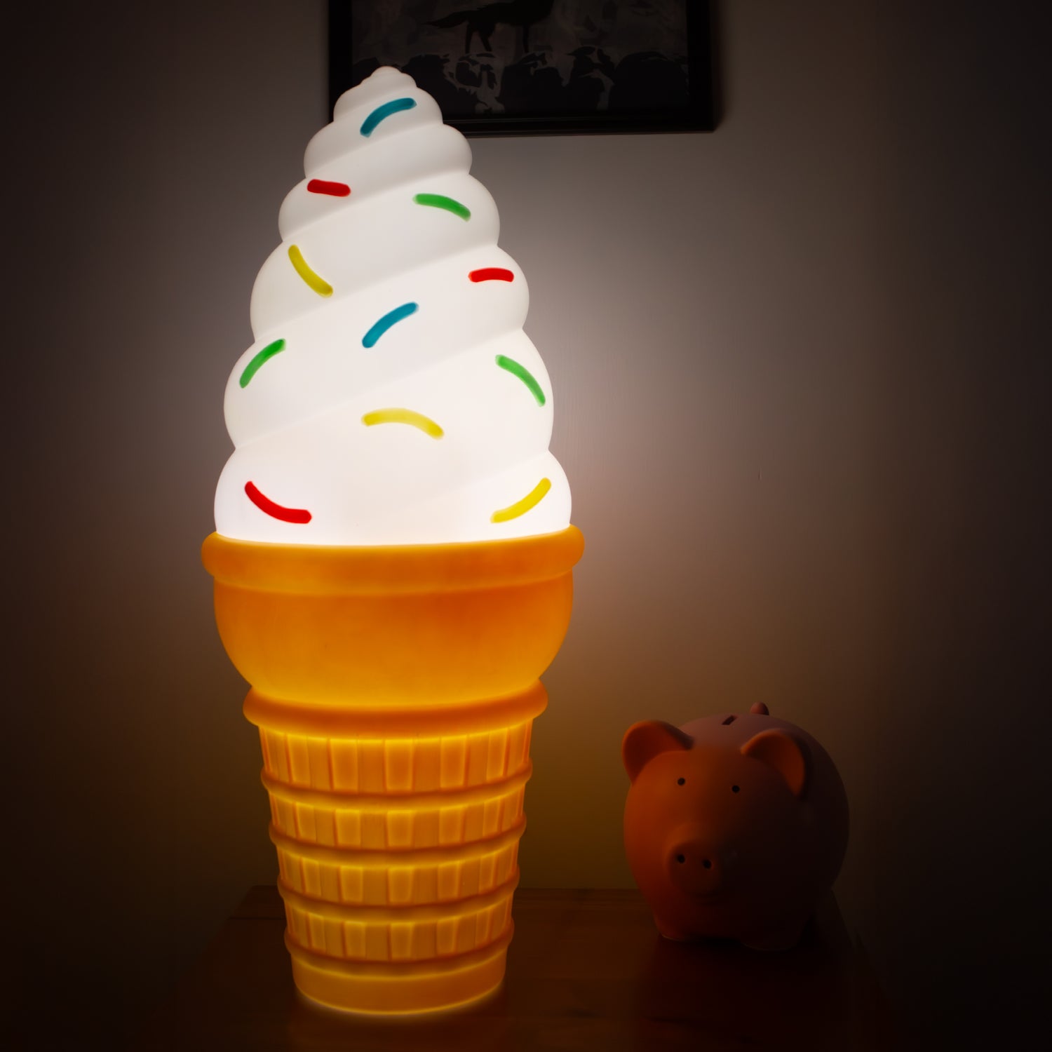 Ice Cream Cone Lighted Blow Mold