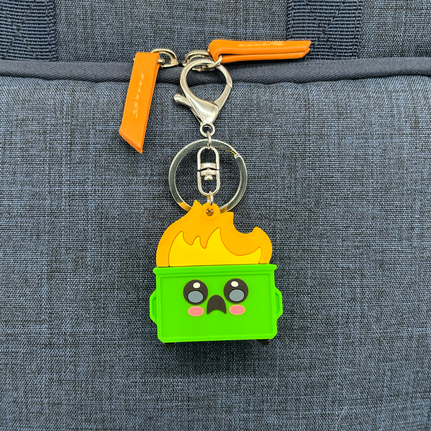 Dumpster Fire Keychain