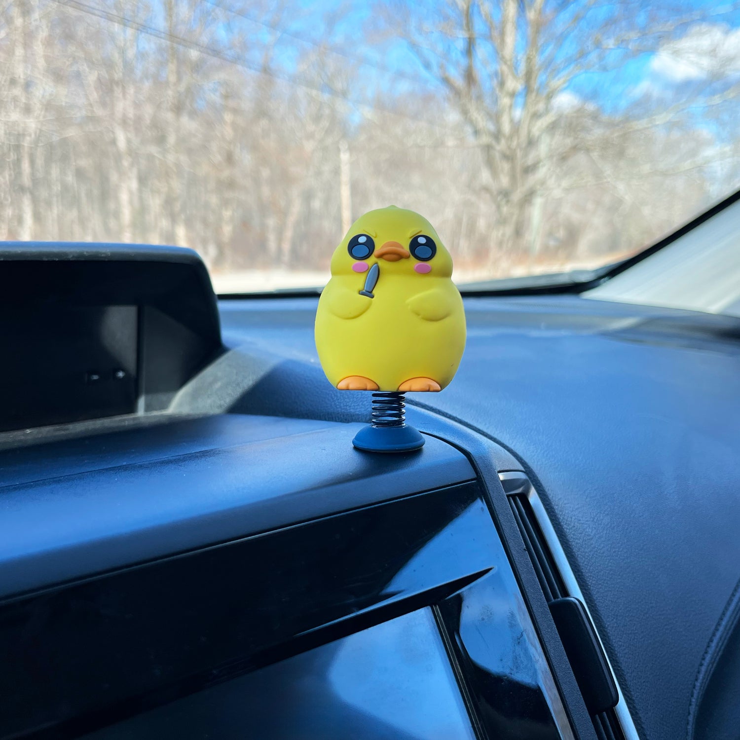 Duck With Knife Dashboard Dancer