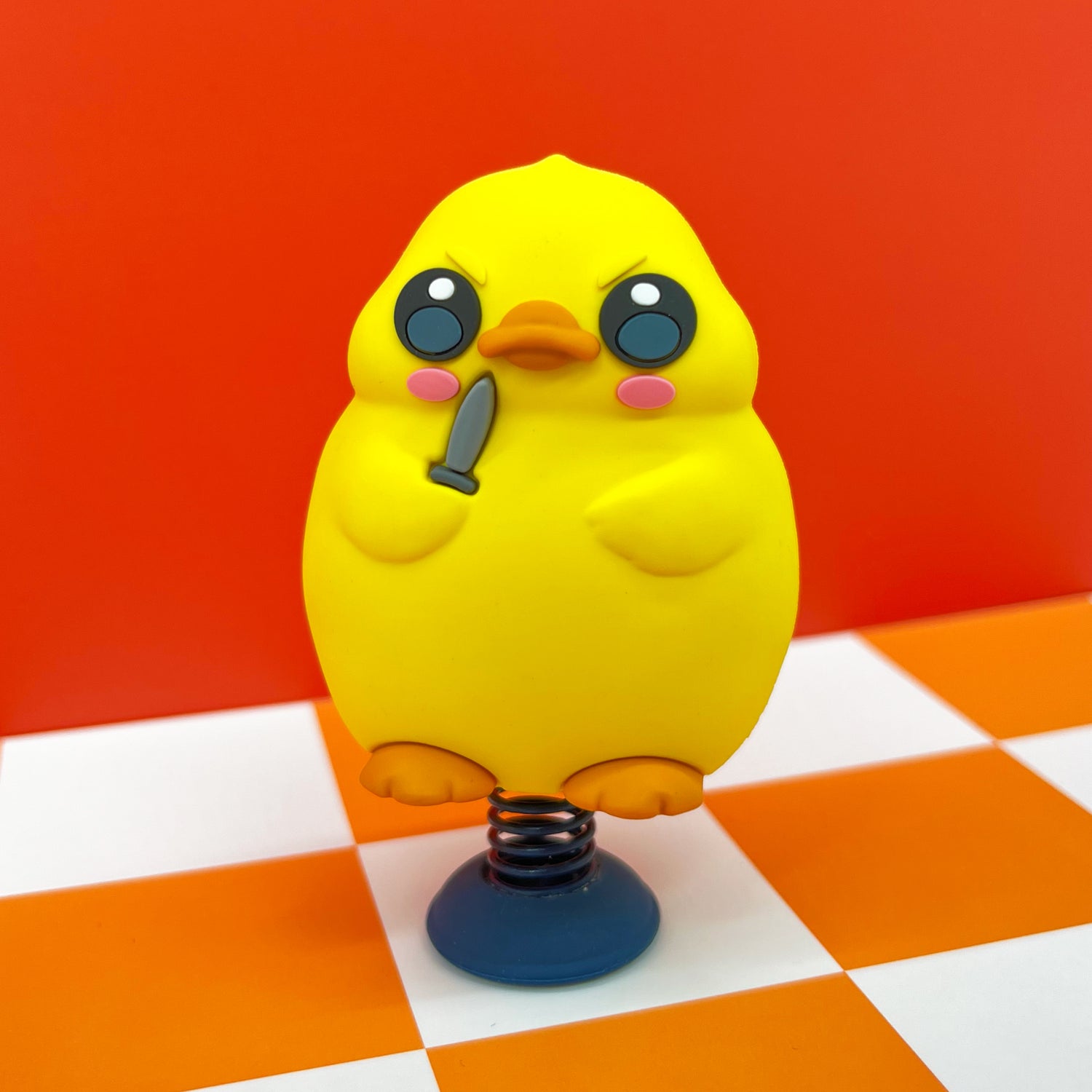 Duck With Knife Dashboard Dancer